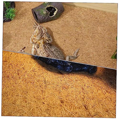 WOONEKY Bedding Carpet Liner for Reptiles Snakes Turtles and Lizards Washable and Reusable Substrate Cushion for Terrarium Environments