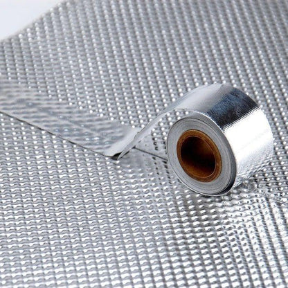 Design Engineering Cool-Tape | Self-Adhesive Aluminum Heat Reflective Tape | 1.5" x 30' Roll | High-Temperature (up to 400F) | Flexible Heat Shield for Automotive & Industrial Use - size: 1.5 inch x 30 foot Roll