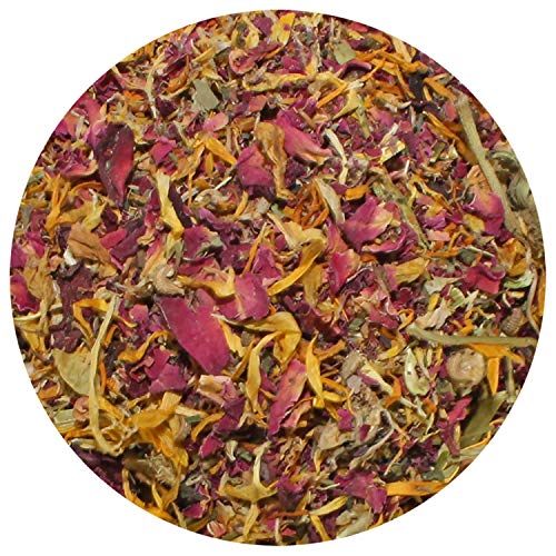 Flower Fusion Treat - Healthy Natural Dried Flower Herbivore Treat - Chinchillas, Guinea Pigs, Rabbits, Prairie Dogs, Degus, Hamsters, Rats, Squirrels, Sugar Gliders & Other Small Pets (0.85 oz) - size: 0.85 Ounce (Pack of 1)