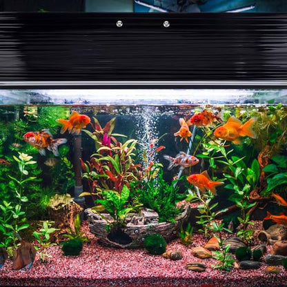 Sieral Aquarium Canopy Set Polycarbonate Greenhouse Panels 15.37 x 7.63 x 0.12 Inch for 5/10 Gallon Fish Tank Without Center Brace Aquariums Cover Fish Tank Lid, Black - color: Black, size: 16 x 8 Inch