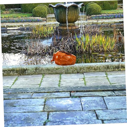 Fish Tank Waterfall Fountain Ceramic Hydroponic Vase Efficient Water Circulation for Garden and Outdoor Decor Tranquil Water Feature for Aquariums and Fish Tanks