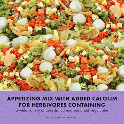 Zilla Reptile Food Munchies Vegetable Mix With Calcium, 4-Ounce