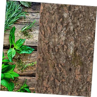 BESPORTBLE Cork Terrarium Background for Reptile Tanks Natural Bark Backdrop Decor Climbing Mat Safe Reusable Aesthetic Habitat for Chameleons Lizards and Other Reptiles