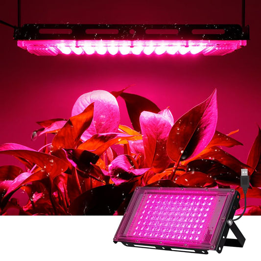 Grow Lights for Indoor Plants, LED Full Spectrum Grow Light with 150° Rotation Panel for Succulents, Seed Starting, Waterproof Plant Light for Indoor Gardening, Greenhouse & Hydroponics, 96 LED Chip - size: 5.9 × 1.2 × 10.2