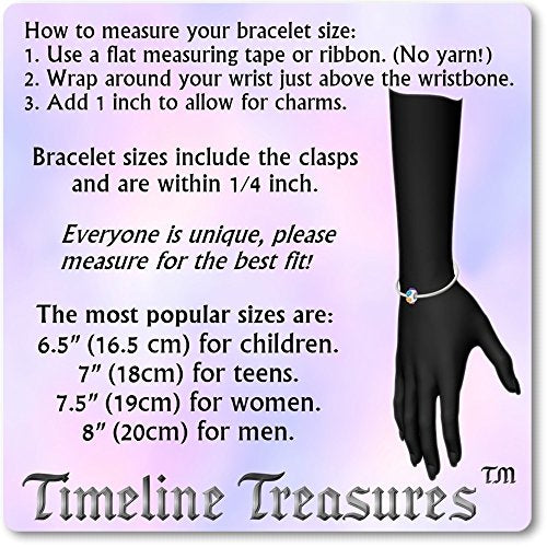 European Charm Bracelet for Women and Girls Bead Charms, Stainless Steel Snake Chain, Extender