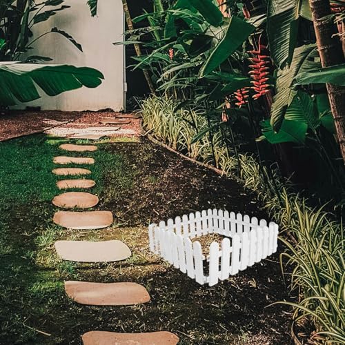 Garneck 4pcs Outdoor Tortoise Fence PET Safety Playpen Portable Animal Enclosure for Tortoises Dogs and Other Pets for Grass Feeding and Sunbathing