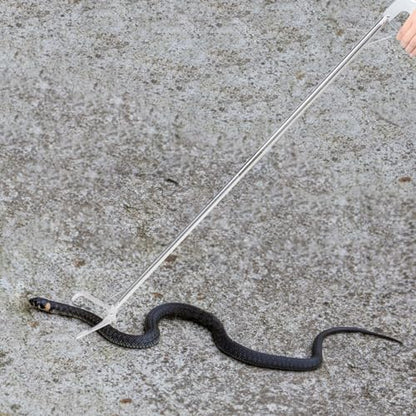 BESPORTBLE Snake Capture Hook Garbage Collector Snake Tong Crab Tools Snake Clips Reptile Tweezers Snake Pole Grabber and Catcher Grabber Tool to Feed Lizard Elder Stainless Steel