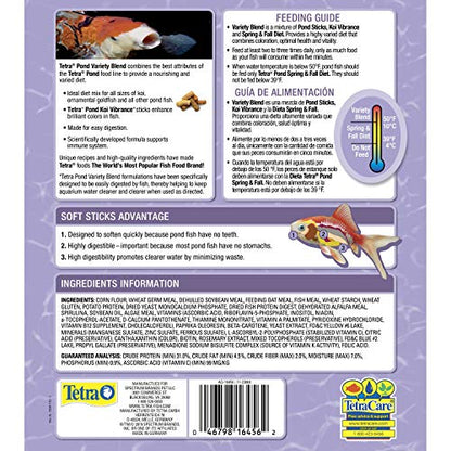 Tetra Pond Variety Blend, Pond Fish Food, for Goldfish and Koi, 1.32 Pounds, Pack of 6 - size: 1.32 Pound (Pack of 6)