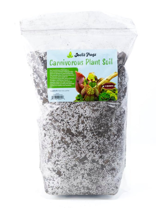Josh's Frogs Sprig & Stone Carnivorous Plant Soil - Venus Fly Traps/Pitchers/Sundews (4 Quart) - size: 4 Quart
