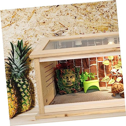 POPETPOP Polyester Reptile Case Liner Lizard Carpet Mat Strong Water Permeability for Pet Cage