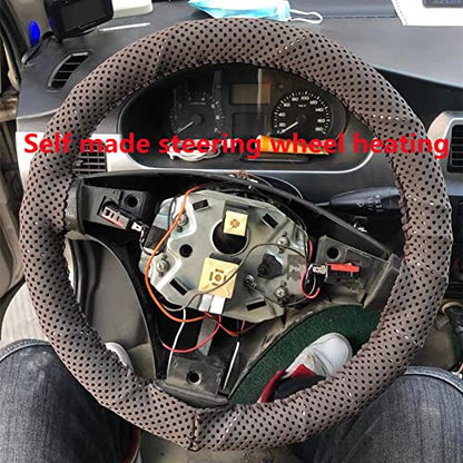 12V Pre-Assembled Silicon Rubber Heating Wire for DIY Steering Wheel Heater, Self-Made Warmer, Seat Heater (19.6ft) - size: 19.6ft