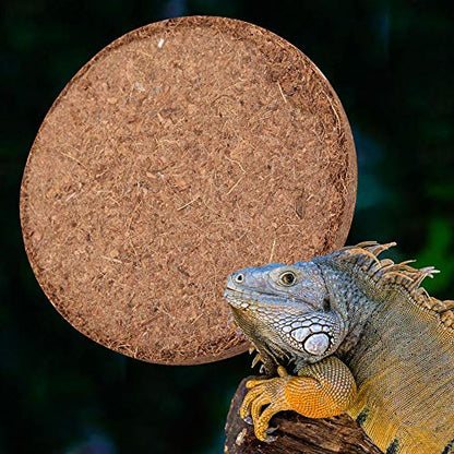 Gavigain Coconut Soil Pet Bedding, and, Retention, Digestive Safe, for Reptiles, Amphibians, Spiders, Tortoises, Snakes