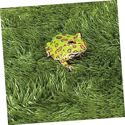 Home Terrarium Liner Reptile Pet Carpet Fake Moss for Lizard Tanks and Tortoise Habitats Moisture Retaining Reusable Mat for Amphibians and Reptiles