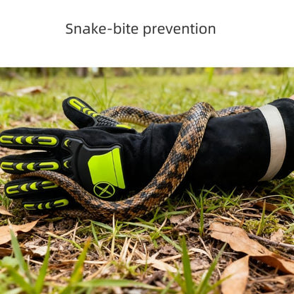 Bite-Proof Animal Handling Gloves - Snake/Dog/Cat Bite Resistant, Impact Protection, Extended Wrist Safety Gauntlets