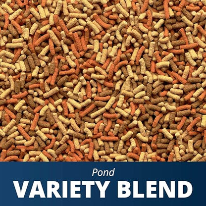 TetraPond Variety Blend, Pond Fish Food, for Goldfish and Koi Yellow 2.25 Pound (Pack of 1) - size: 2.25 Pound (Pack of 1)