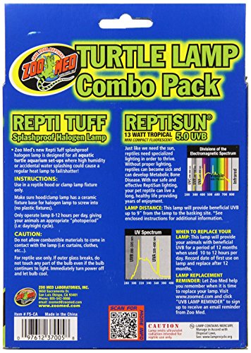 Zoo Med Turtle Lamp Combo Pack (Pack of 2) - size: 2 Piece Set (Pack of 2)