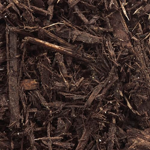 GARDENWISE Premium Brown Wood Mulch for Landscaping, Gardens, Lawns, Potting Media, and Potted Plants (0.2 CF - 4.8 L - 5 QTS) - color: Brown Wood Mulch, size: 0.2 CF - 4.8 L - 5 QTS