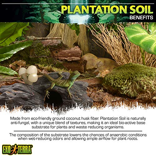 Exo Terra Plantation Soil, 8 Quarts - 3 Count (Pack of 1) - size: 3 Count (Pack of 1)