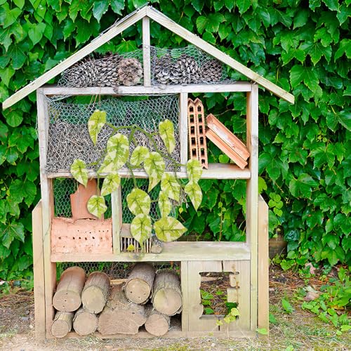 DOITOOL Reptile Tank Plants with Suction Cup, Artificial Climbing Vines with Leaves for Terrarium Decor, Realistic Reptile Habitat Decorations for Snakes Lizards Bearded Dragons