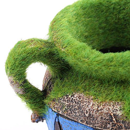 Yosoo Aquarium Decoration Fish Hide Ancient Vase Cave Reptile Habitat Resin Ornament Jar Decor