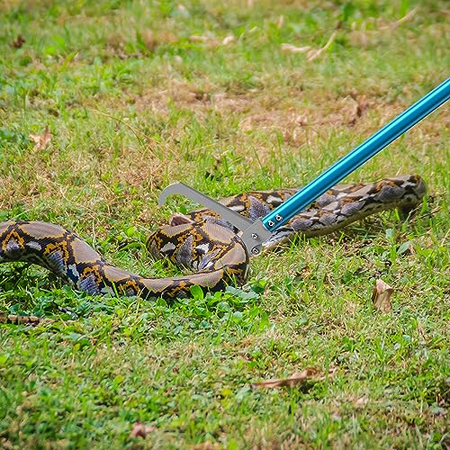 G2 47.2-inch Professional All-Aluminum Alloy Snake Tong Reptile Grabber Rattle Snake Catcher Wide Jaw Handling Tool with Lock（47.2inch - size: 47.2in