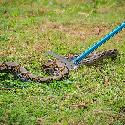 G2 60-inch Professional All-Aluminum Alloy Snake Tong Reptile Grabber Rattle Snake Catcher Wide Jaw Handling Tool with Lock(60inch) - size: 60in
