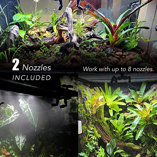 MRREPTILE Reptile Mister, Misting System for Reptiles Terrarium, Mister for Chameleon Turtle Lizard, MS200 Mister New Version, Tank Mister
