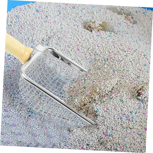 ERINGOGO Reptile Litter Scoop with Handle Efficient Cat Litter Shovel for Easy Cleanup Fine Mesh Sifter Durable Pet Waste Cleaner for Reptile Containers and Cat