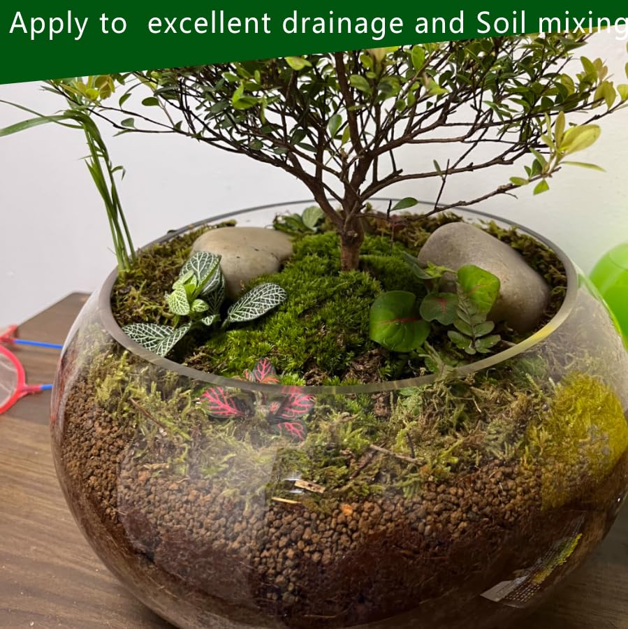 Horticultural Akadama Soil - Cactus Bonsai Succulent Soil Additive for Plants, Landscaping, Vase Fillers (18 LB, 1/4 inch Soft-Grade Akadama) - style: 18 LB